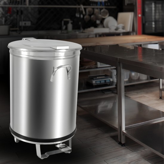 100A Inox Waste bin