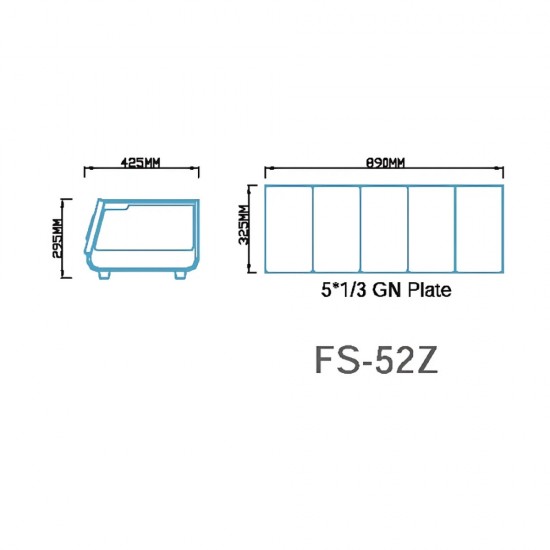 FS-52Z Sushi bar Refrigerated