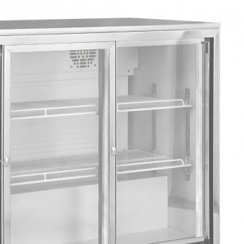 GN-320LS back Bar Cooler Inox