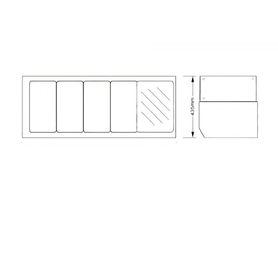 GN-1130SB Salad bar βιτρίνα 