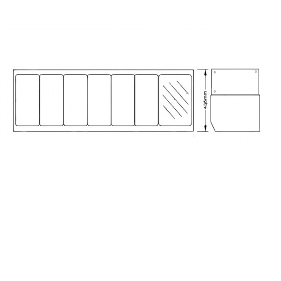 GN-1480SB Salad bar βιτρίνα 