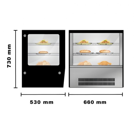 GN-660RT Showcase Refrigerated